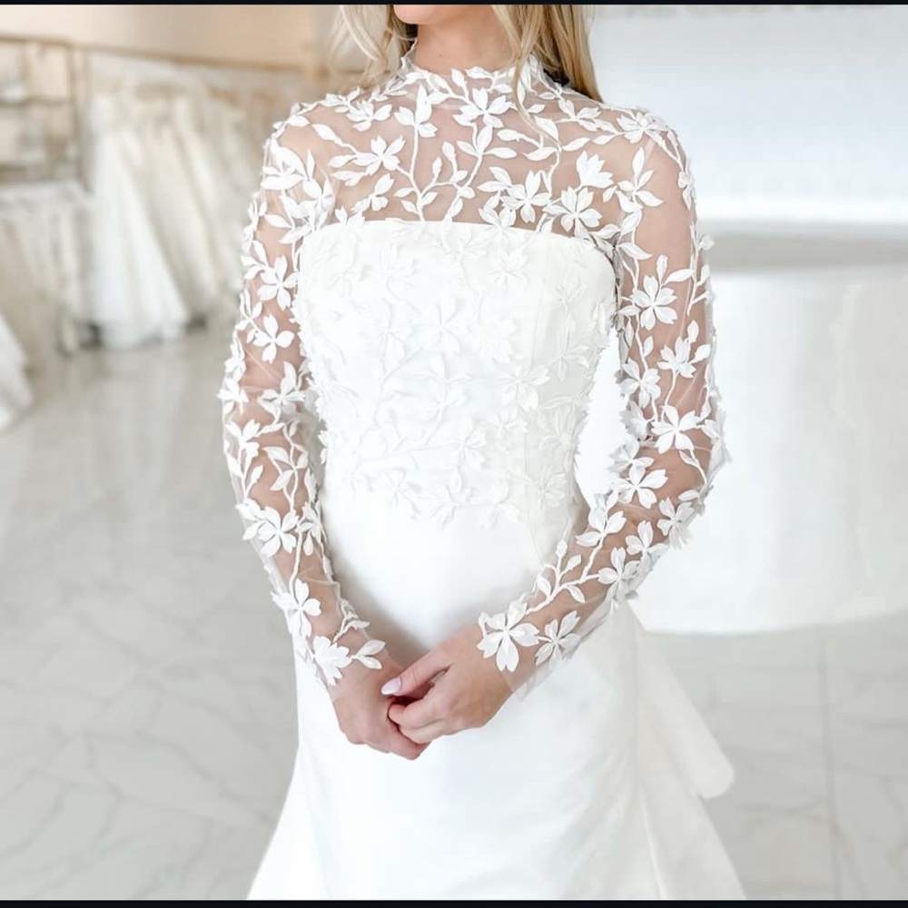 Anne Barge High Meadow Topper bridal NEVER WORN